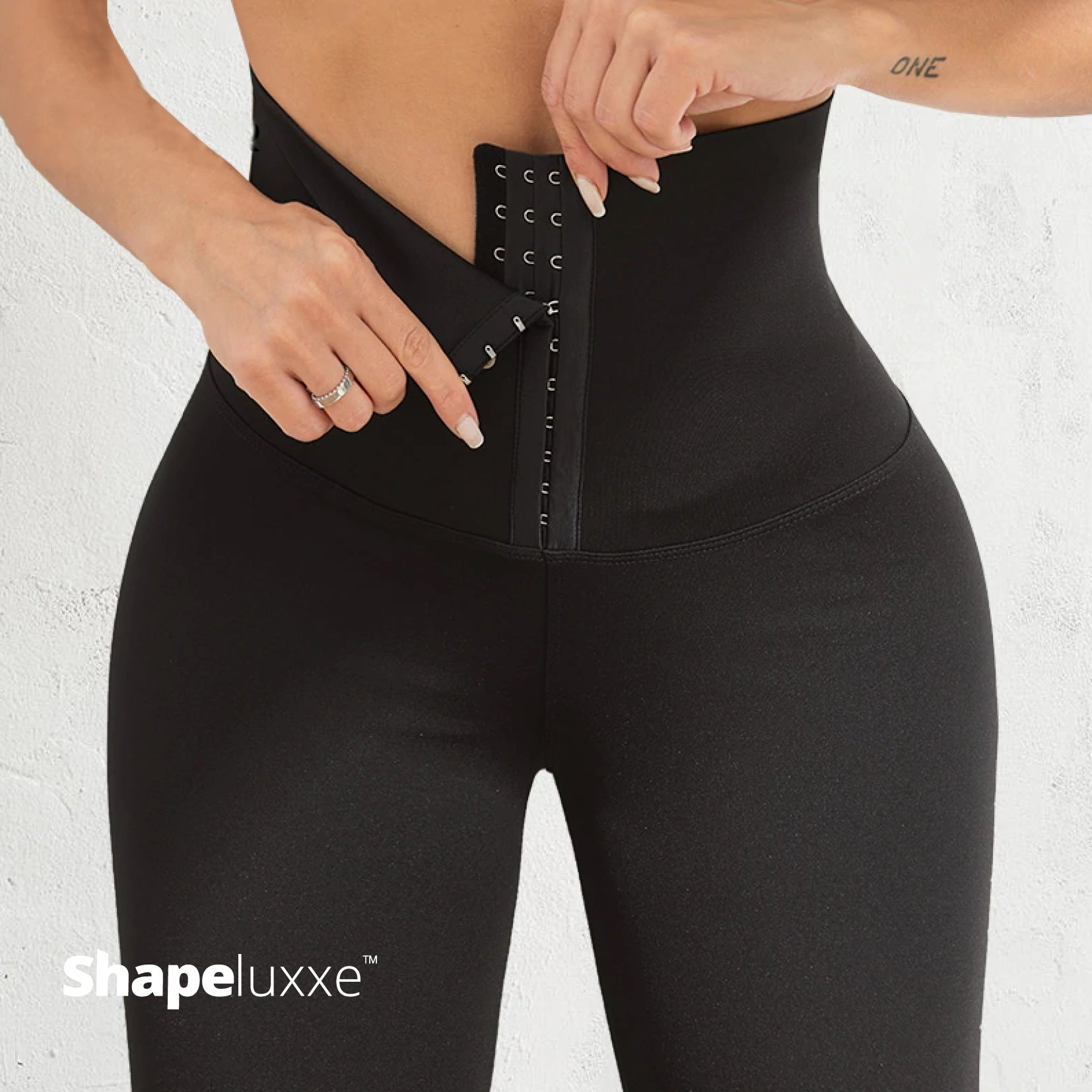 Shapeluxxe™ slimming high-waisted corset leggings